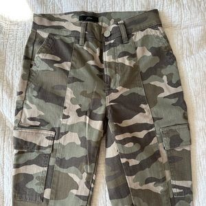 J. Crew Camouflage Vintage Straight Cargo Pants